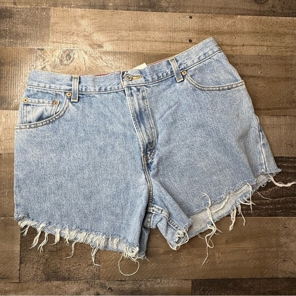 Levi's Pants - Levi's Blue Jean Shorts Distressed Cutoff size 16